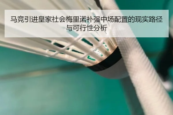 马竞引进皇家社会梅里诺补强中场配置的现实路径与可行性分析